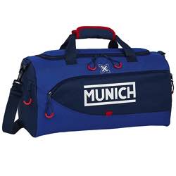 Safta Bolsa de Deporte de Munich Retro, 500x250x250mm multimples bolsillos impermeable vintage ligera barata bolso deportivo bolsa de deporte bolsa gimnasio