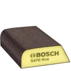 Bosch Professional 2608608223 Esponja S470 por Profile Fina (Madera, plástico y Metal, 69 x 97 x 26 mm, Accesorios para Lijado a Mano), Azul/Gris, Fino